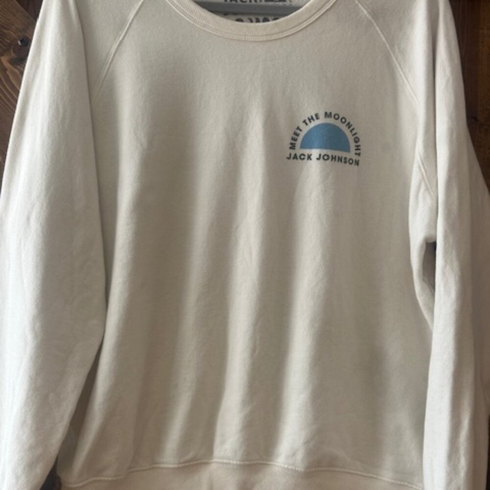 Jack Johnson | Meet the Moonlight Ivory Crewneck Sweatshirt Sz L